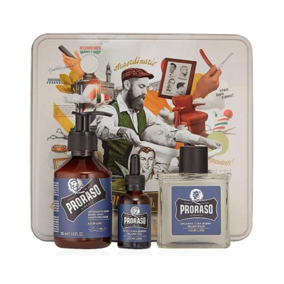 Набор для ухода за бородой Proraso Metal Box Beard Care Azur Lime Набор-для-ухода-за-бородой-Proraso-Metal-Box-Beard-Care-Azur-Lime_1