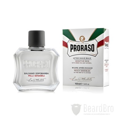 Бальзам после бритья Proraso After shave Balm Sensitive Green Tea