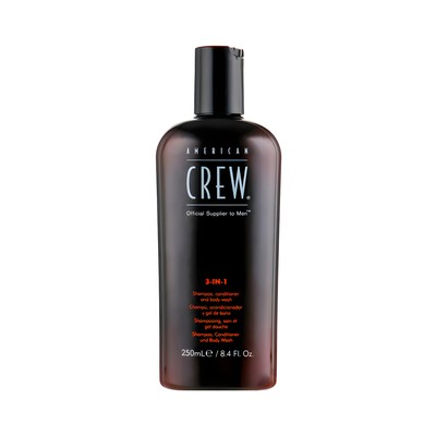 Засіб 3-в-1 по догляду за волоссям і тілом American Crew Classic 3-in-1 Shampoo, Conditioner & Body Wash Средство-3-в-1-по-уходу-за-волосами-и-телом-American-Crew-Classic-3-in-1-Shampoo--Conditioner&Body-Wash-250-ml_1