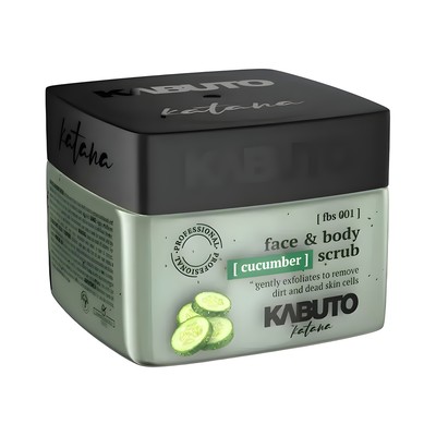 Скраб для обличчя та тіла з ароматом огірка Kabuto Face&Body Scrub Cucumber