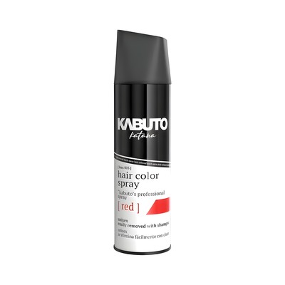 Спрей для волосся з камуфляжем Kabuto Pro Hair Coloring Mech Spray Red Kabuto Katana